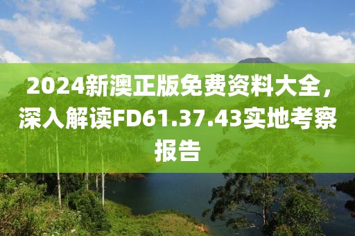 2024新澳正版免費資料大全，深入解讀FD61.37.43實地考察報告