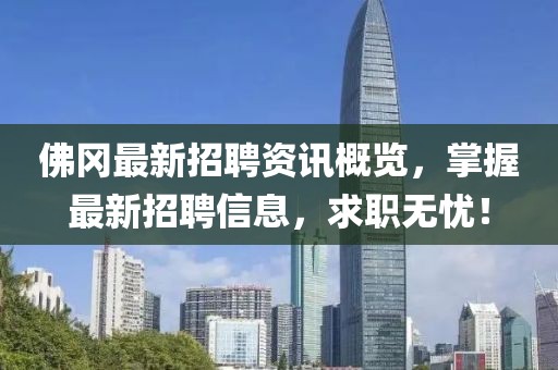 佛岡最新招聘資訊概覽，掌握最新招聘信息，求職無憂！
