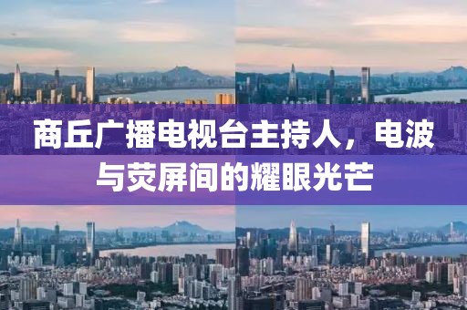 商丘廣播電視臺(tái)主持人，電波與熒屏間的耀眼光芒