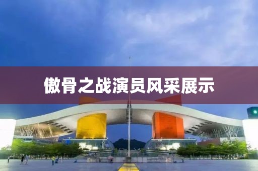 傲骨之戰(zhàn)演員風(fēng)采展示