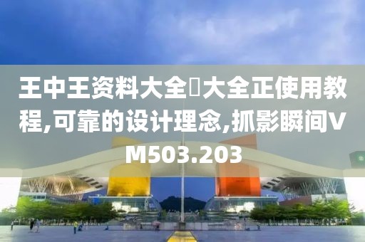 王中王資料大全枓大全正使用教程,可靠的設(shè)計(jì)理念,抓影瞬間VM503.203