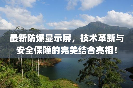 最新防爆顯示屏，技術(shù)革新與安全保障的完美結(jié)合亮相！