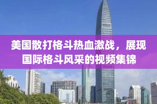 美國散打格斗熱血激戰(zhàn)，展現(xiàn)國際格斗風(fēng)采的視頻集錦