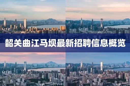 韶關(guān)曲江馬壩最新招聘信息概覽