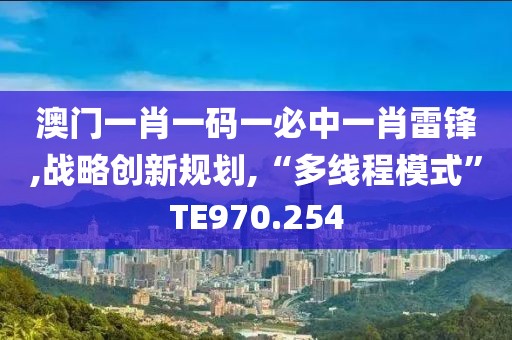 澳門一肖一碼一必中一肖雷鋒,戰(zhàn)略創(chuàng)新規(guī)劃,“多線程模式”TE970.254