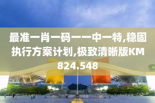 最準一肖一碼一一中一特,穩(wěn)固執(zhí)行方案計劃,極致清晰版KM824.548