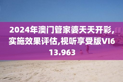 2024年澳門管家婆天天開彩,實施效果評估,視聽享受版VI613.963