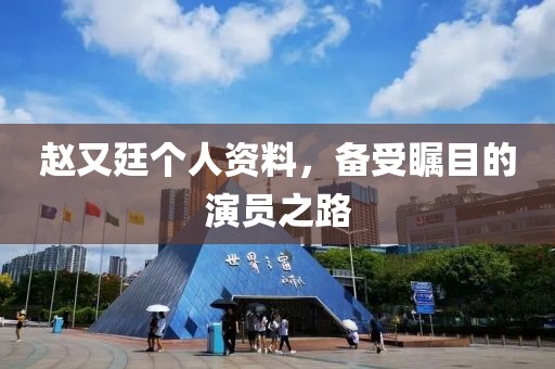 趙又廷個人資料，備受矚目的演員之路