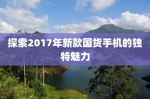 探索2017年新款國(guó)貨手機(jī)的獨(dú)特魅力